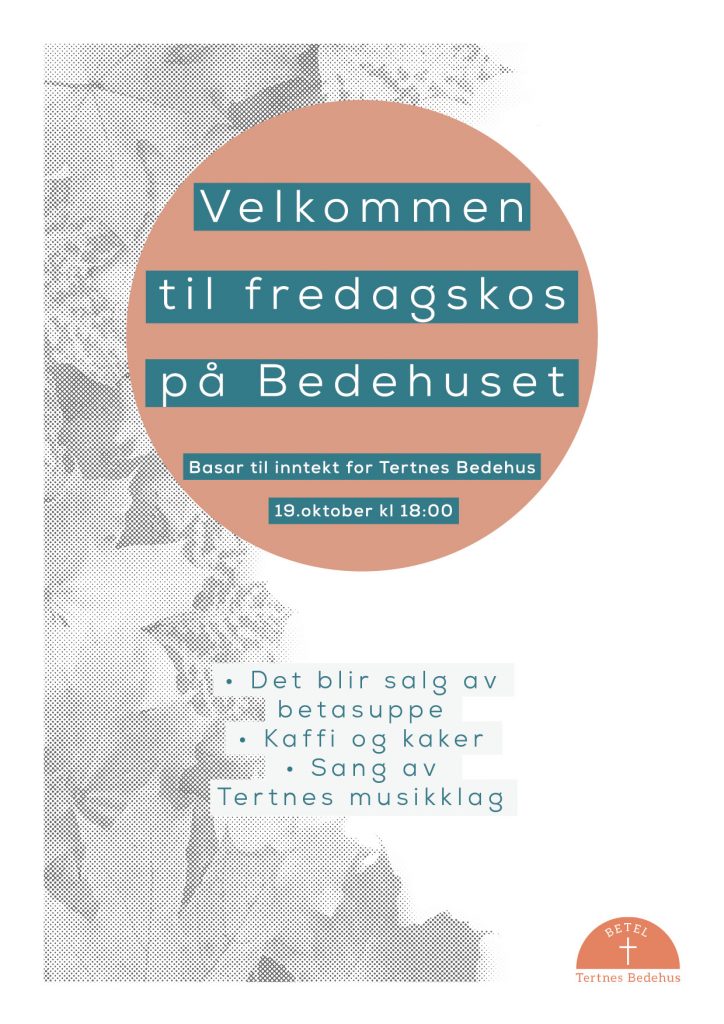 Plakat Basar Tertnes Bedehus 2018